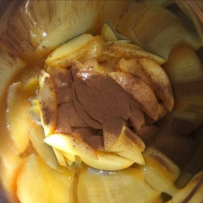 macerating peaches