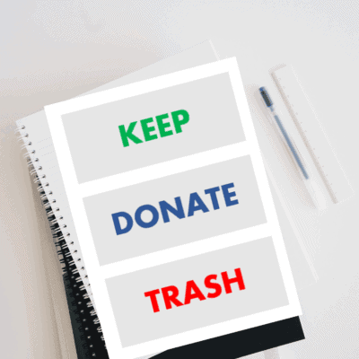 Free download. Decluttering purge labels #declutter #organization