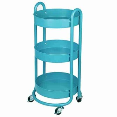 Blue storage cart