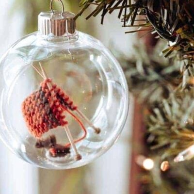 Best Christmas ornaments for knitters in your life #Christmas #ornaments #gift guide #knitting #knitter #knit
