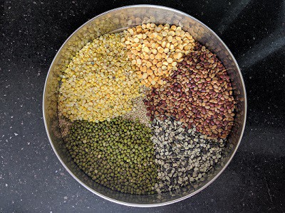 Ingredients for Quinoa Adai Dosa