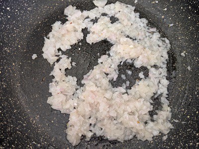Onions sauteed in olive oil