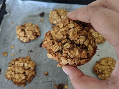 Chewy Cookies are ready to eat