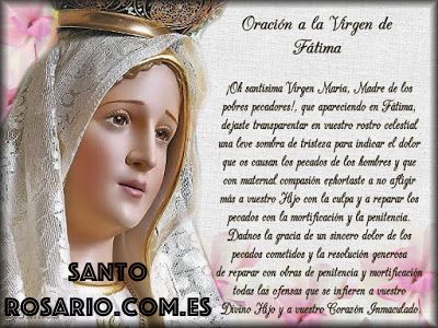 Oración de Fatima
