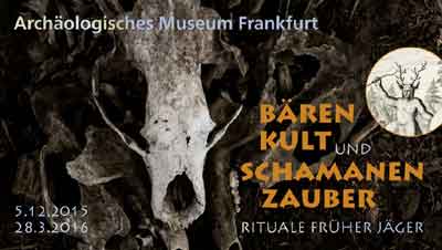 Bärenkult und schamanenzauber-Museumsplakat