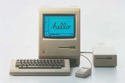 Der erste Apple Macintosh (1984) Der erste Apple Macintosh (1984)