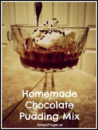 Homemade Pudding Mix