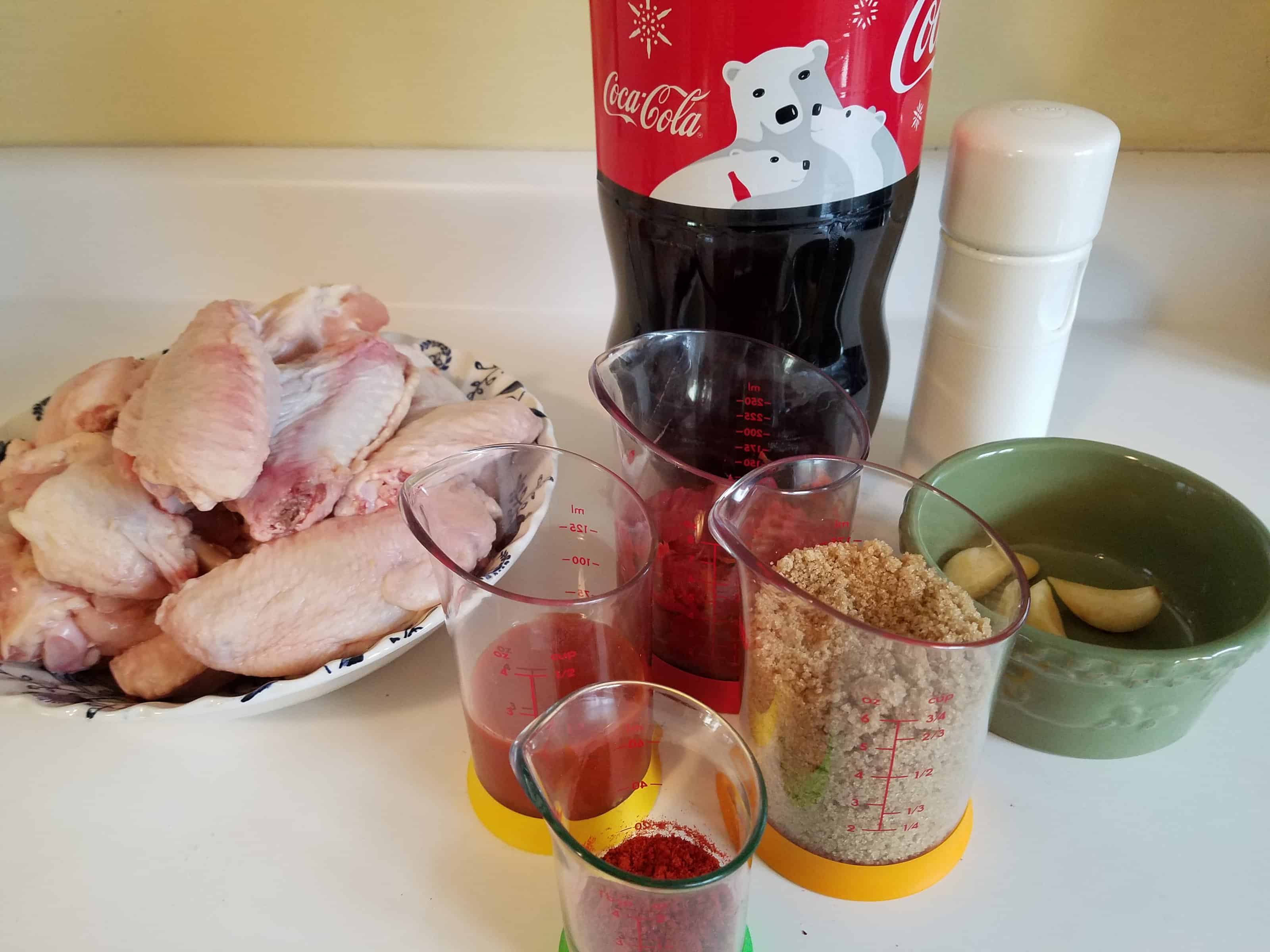 Coca-Cola Sweet and Spicy Chicken Wings