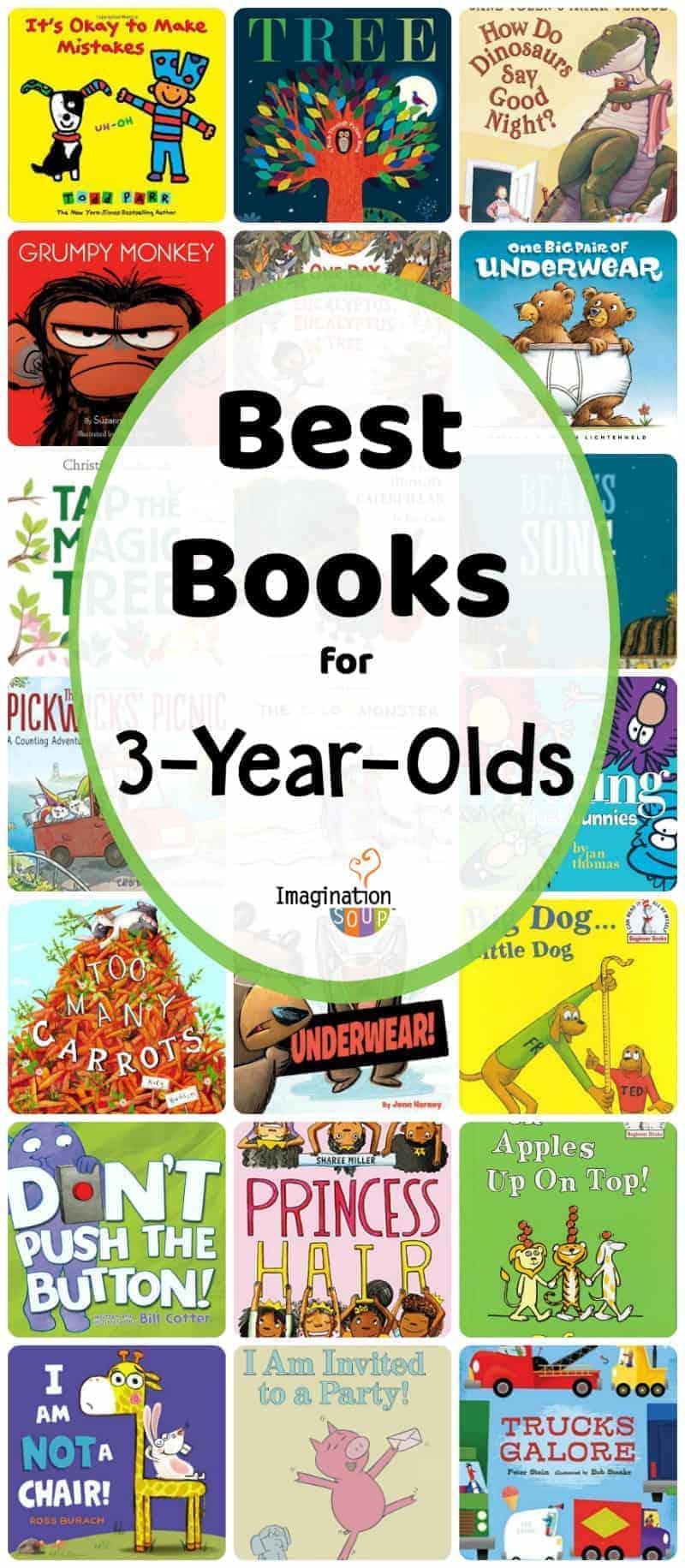 best books for 3 year olds that they'll love
