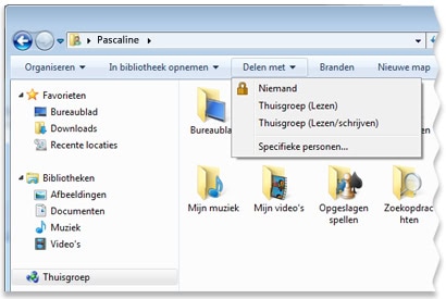 Bestanden delen onder Windows 8 is erg gemakkelijk