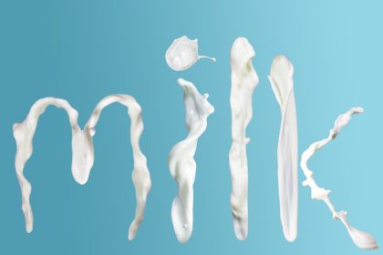 “milk” word from milk splash