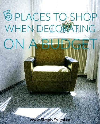 So you want to decorate. The thing is, the piggy bank is pretty empty. However, there are plenty of ways to decorate on a budget, especially if you know where to shop.