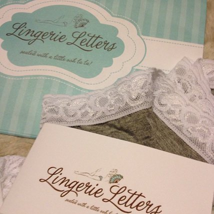The cutest little surprise from Lingerie Letters The cutest little surprise from Lingerie Letters