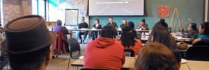 Panel during NACF Native Artist Training session in Portland, Ore., 2014.