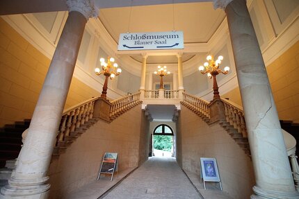 Hauptsache großzügig: Entrée zum heutigen Schlossmuseum