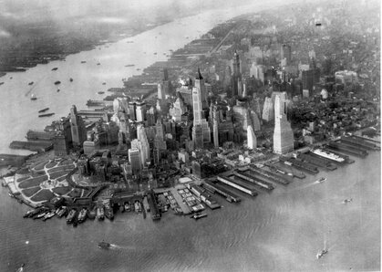 Ziel von Hitlers Rachedurst für den Amerikabomber: New York / Foto und Foto oben: gemeinfrei