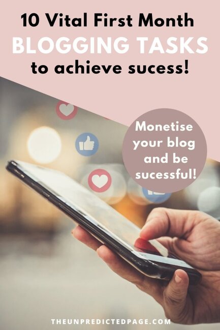 There is so much to do, so many things to learn, where do you start? If you're confused about what you should be focusing on right now, here are 7 essential first-month blogging tasks to help you get on the right track!