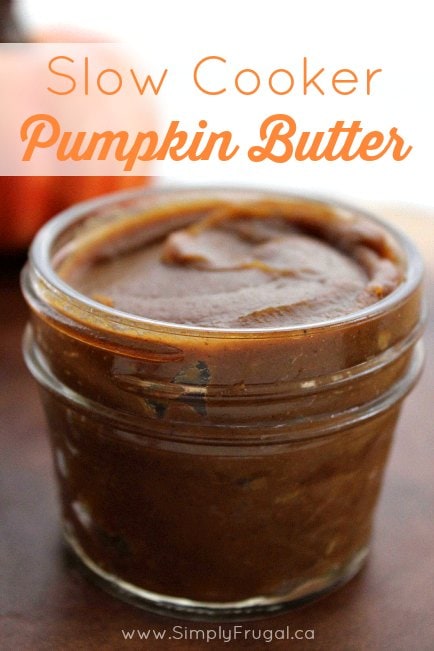 Slow Cooker Pumpkin Butter