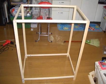 Contoh rangka untuk membuat kandang aviary