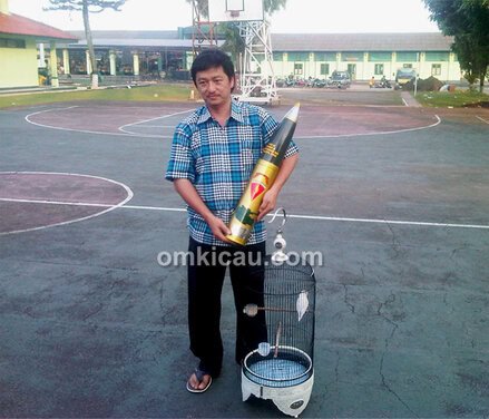 Ferry Louw dan lovebird Putri