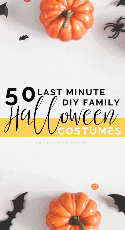 diy last minute family halloween costumes