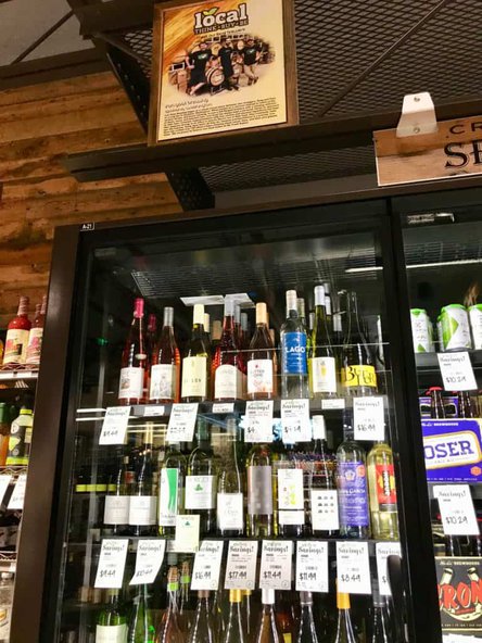 image of Only a small section of the craft beer/wine My Fresh Basket offers