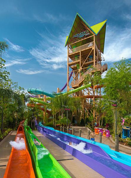 Ihus Breakaway Falls Drop at Aquatica Orlando