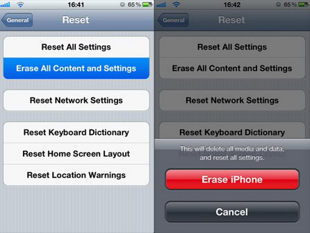 How To Reset An iPhone To Factory Settings 7 restore iPhone