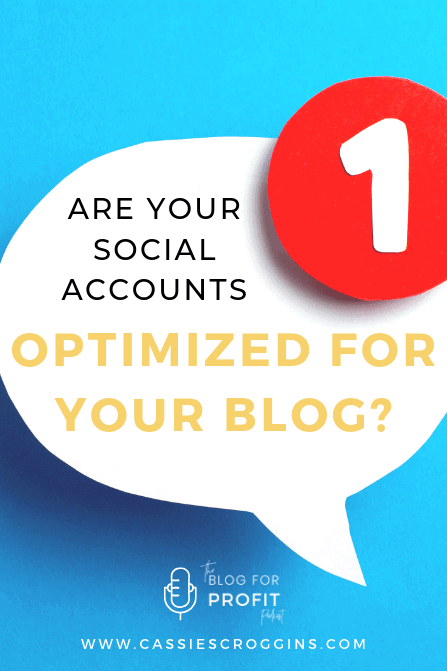 set up social media accounts for your blog
