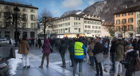 Weshalb sollte man an Klimademos teilnehmen? 1 Klima-Demo in Glarus vom Februar