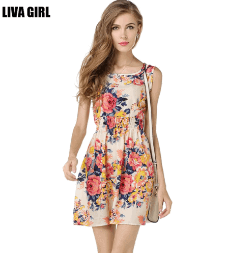 sleeveless summer dress