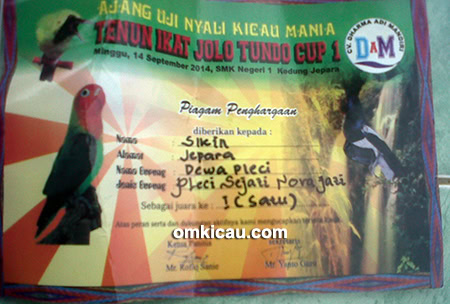 Piagam kemenangan Dewa Pleci