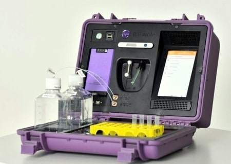 Picture of the portable pollen analyzer Ampha P20