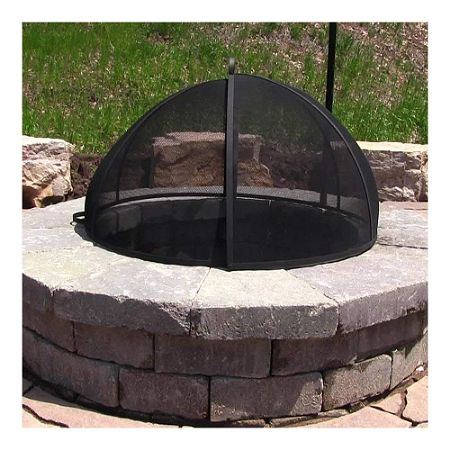 24 Inch Outdoor Heavy Duty Square Firepit Lid Protector Sunnydaze