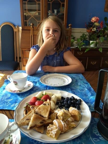 homestead update - a tea party