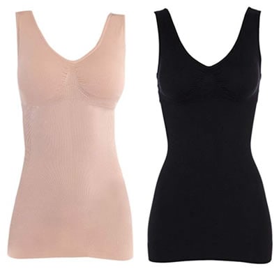 camisole tops with bra support