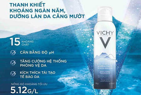 Thành phần của xịt khoáng Vichy Mineralizing Thermal Water Thành phần của xịt khoáng Vichy Mineralizing Thermal Water