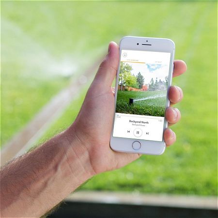 Watering the Lawn on the Rachio 3 app