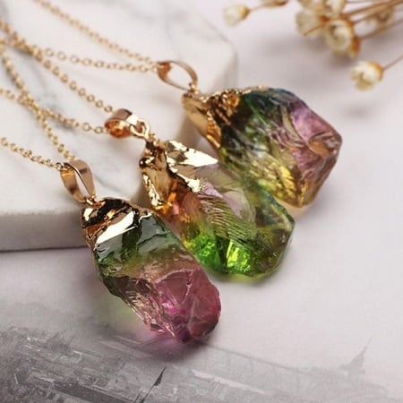 Rainbow Quartz Pendant Peacefulmind Com