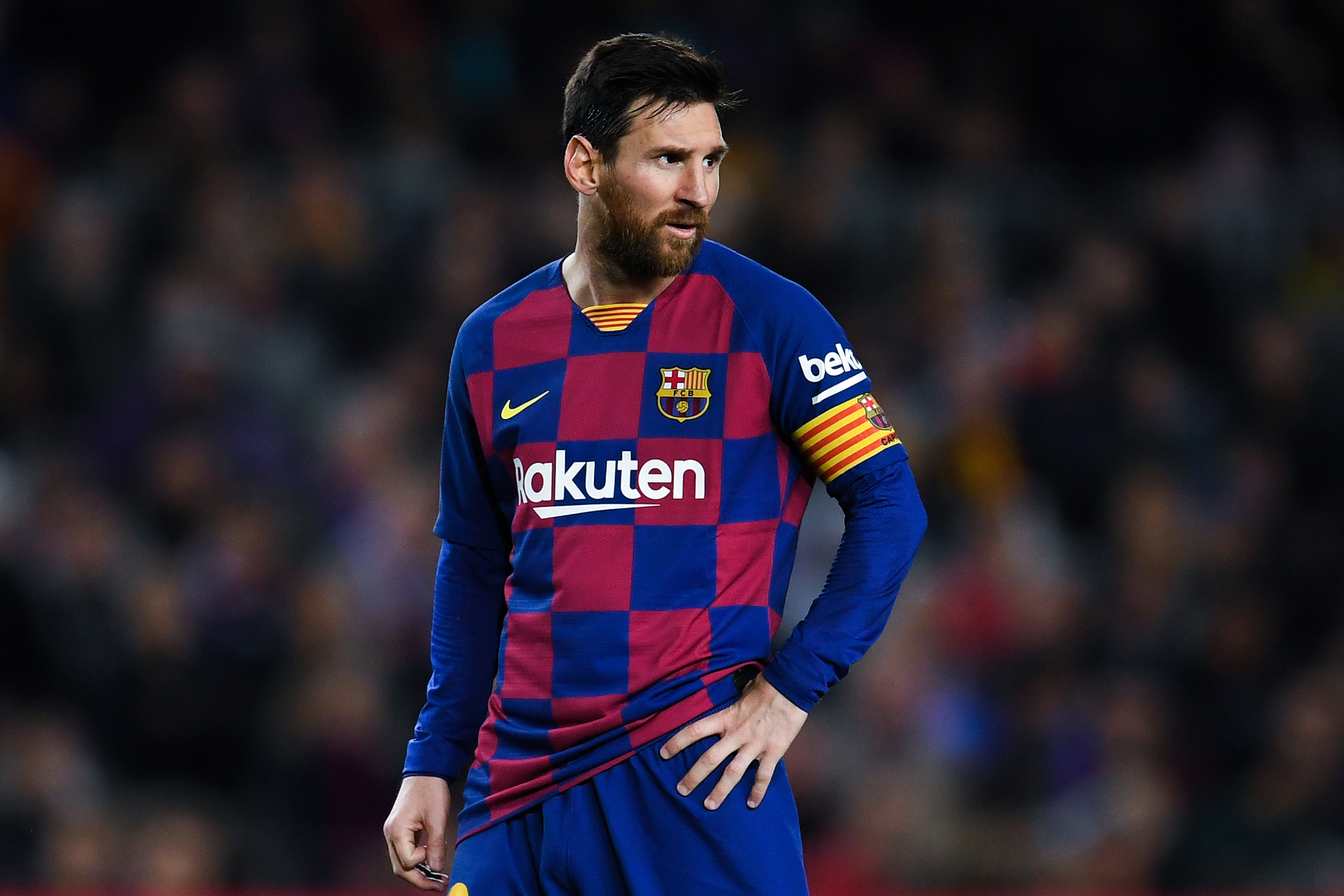 Messi wants out. (Photo by David Ramos/Getty Images)