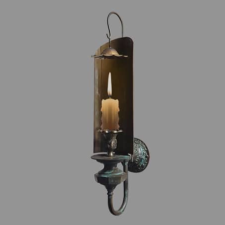 Wax Candle Wall Lights David John Lighting Company