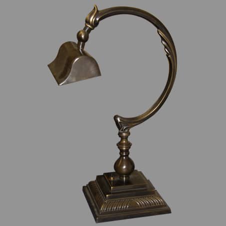 Desk Lamp Victorian Antique solid brass.