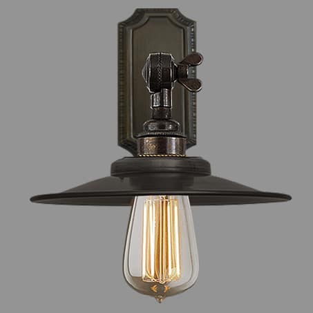 Decorative Industrial Wall Light Antique Rectangle Wall Plate