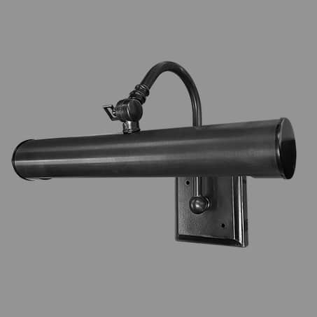 Picture Light Black finish 32cm long Solid Brass