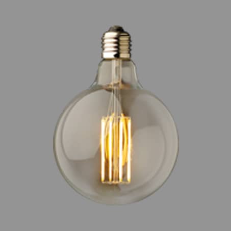 Globe Lamp LED Gold Finish 2100k 95mm