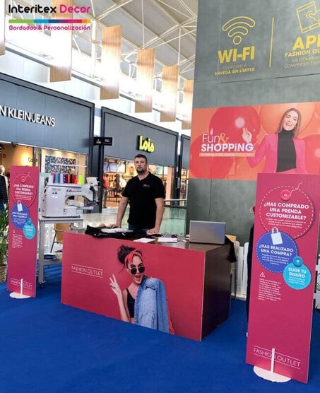 Evento bordado vivo Outlet Barakaldo Octubre 2019