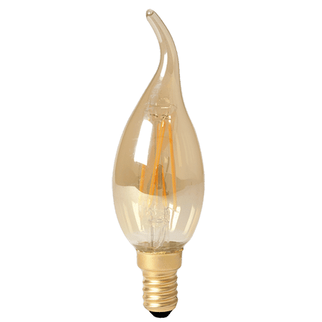 Candle Lamp Flick LED Amber 2100k