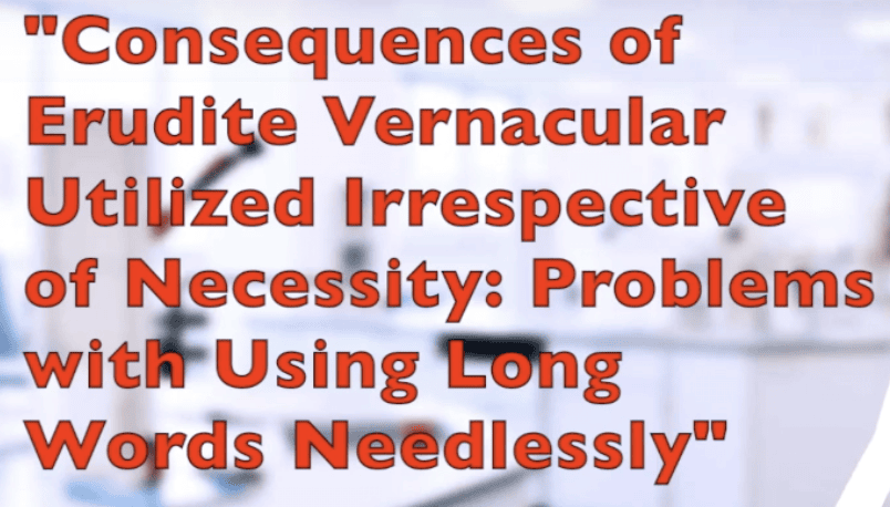 Presentation title with long words