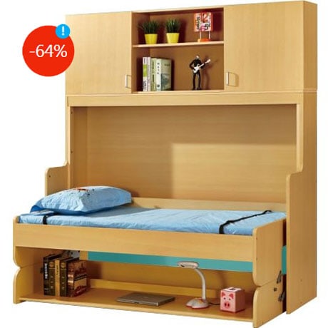 Dormitor multifunctional copii Kring Shift Pat transformabil in birou studio Info si Pret la eMAG Dormitor multifunctional copii Kring Shift Pat transformabil in birou studio Info si Pret la eMAG
