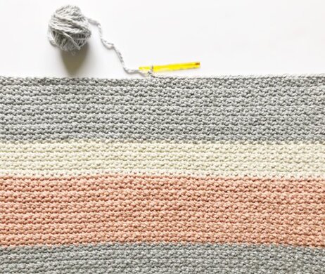 mesh stitch crochet blanket